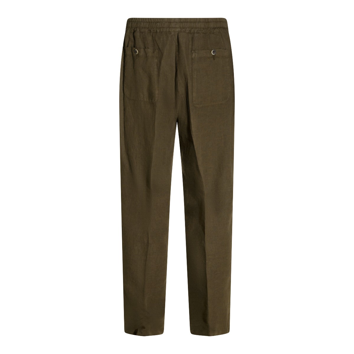 GREEN LINEN PANT