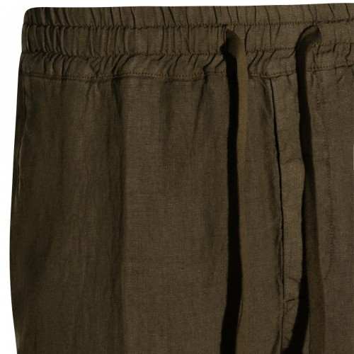 GREEN LINEN PANT