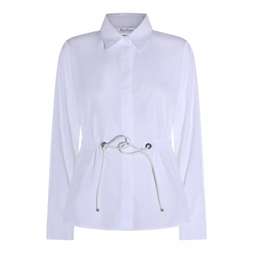 WHITE COTTON MXM TAZZINA SHIRT