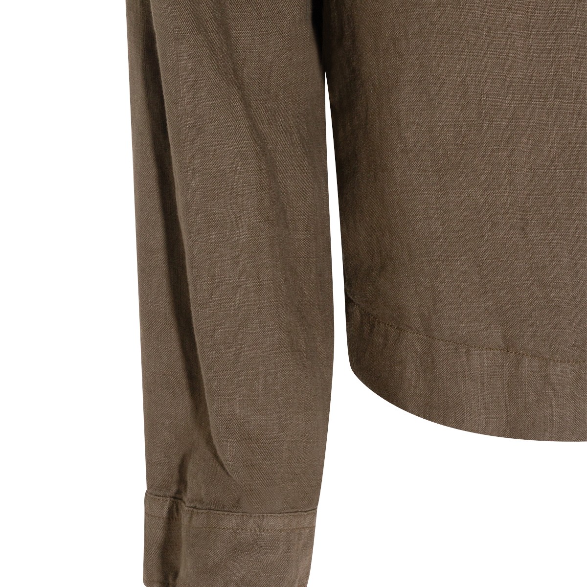 GREEN LINEN CASUAL JACKET