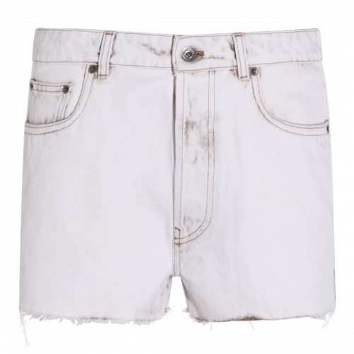 WHITE COTTON SHORTS