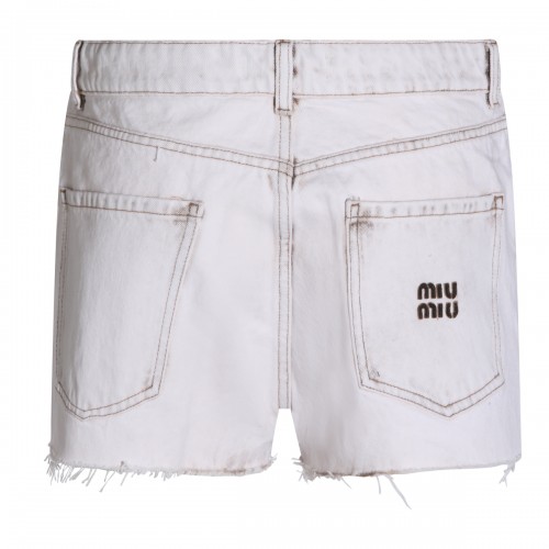 WHITE COTTON SHORTS 2
