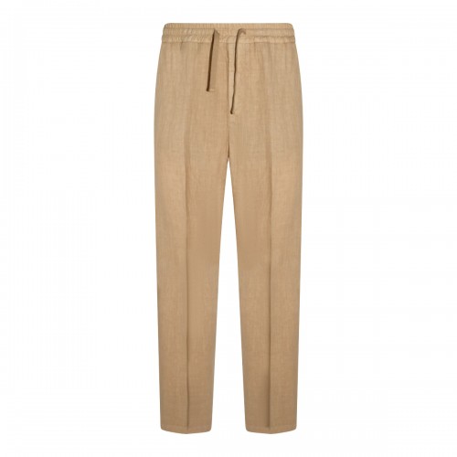 SAND LINEN PANT