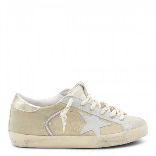 BEIGE LEATHER SUPERSTAR...