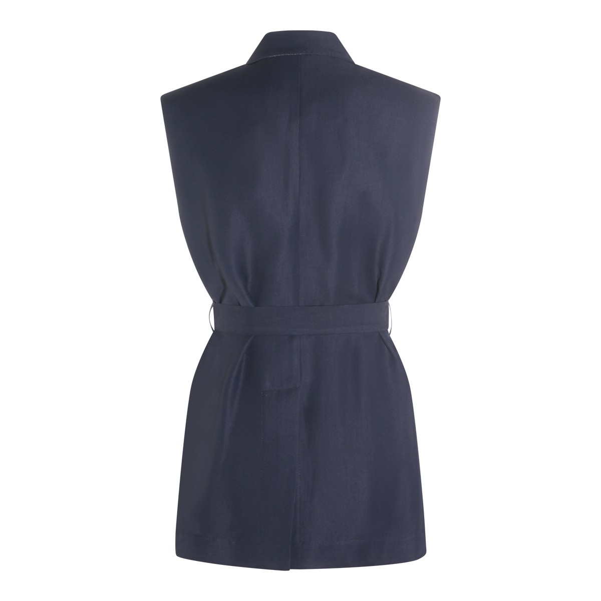 NAVY VISCOSE TOP
