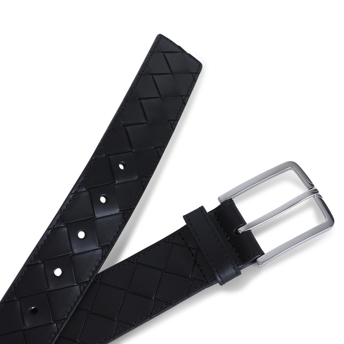 BLACK LEATHER BELT