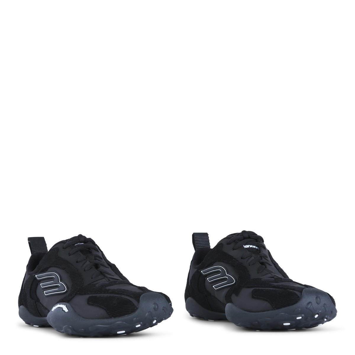 BLACK LEATHER MONDAY SNEAKERS