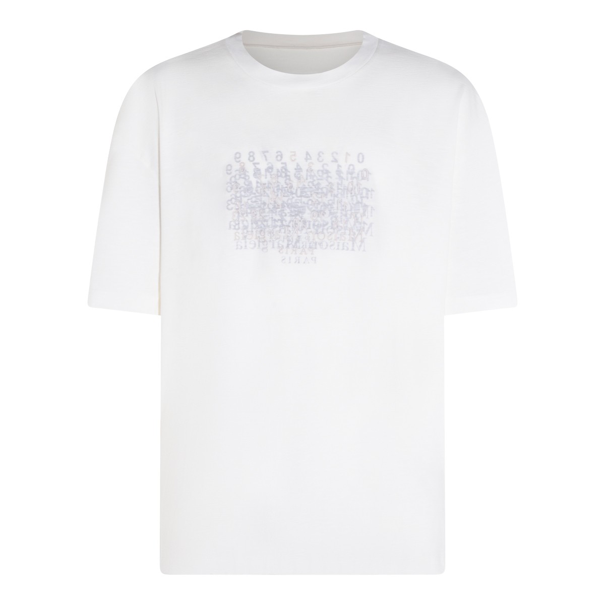 WHITE COTTON T-SHIRT