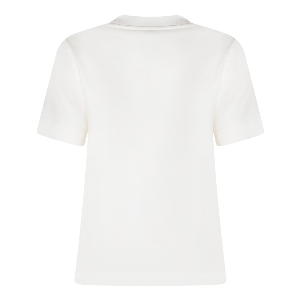 WHITE COTTON T-SHIRT 