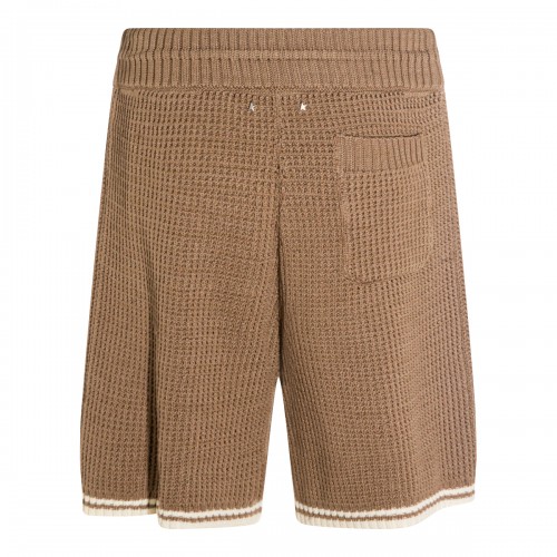 BROWN COTTON SHORTS 2
