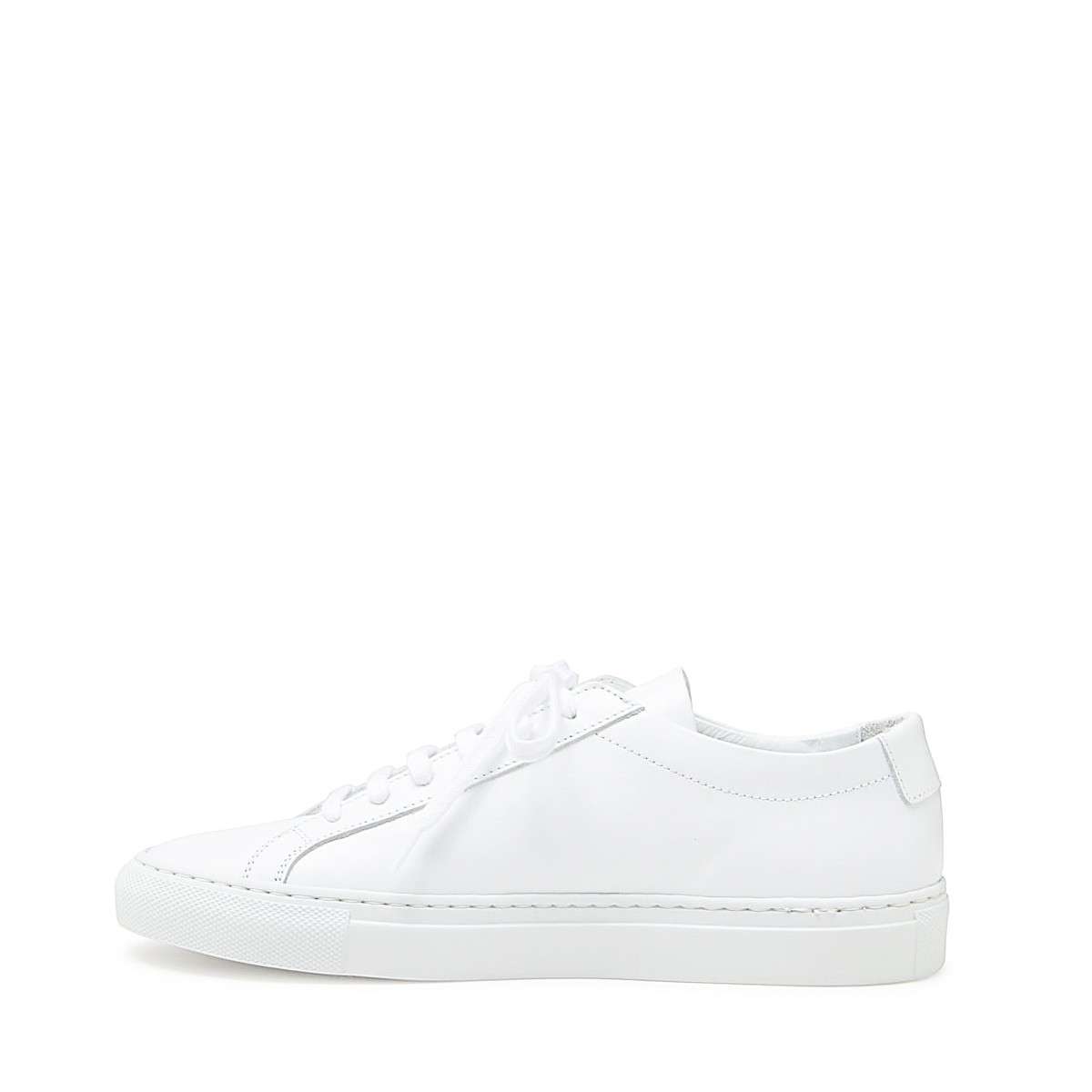WHITE LEATHER ACHILLE LOW SNEAKER