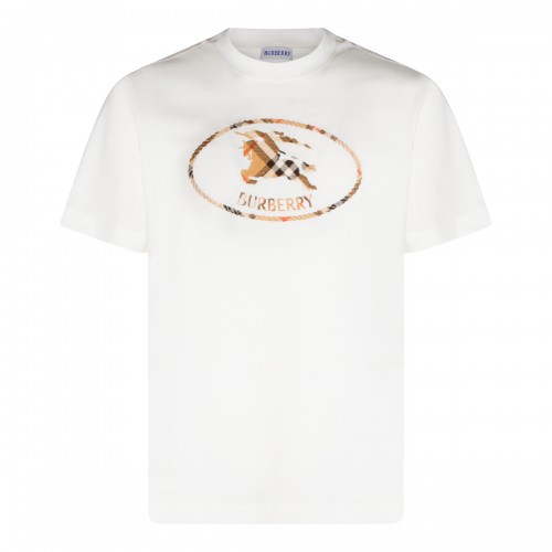 WHITE COTTON T-SHIRT 