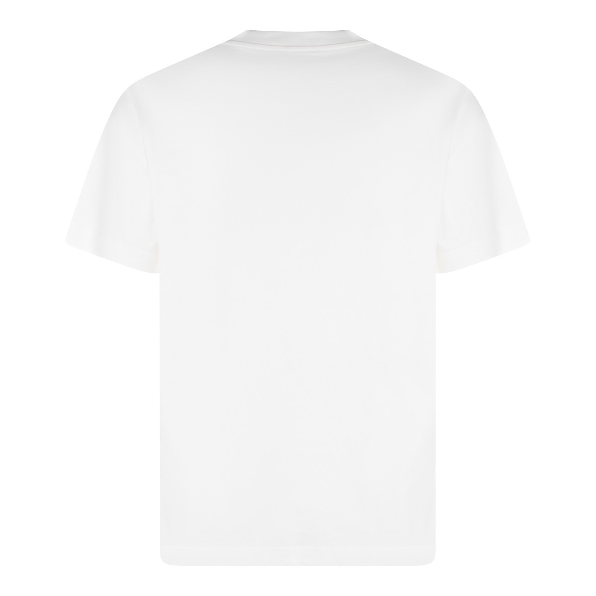 WHITE COTTON T-SHIRT 