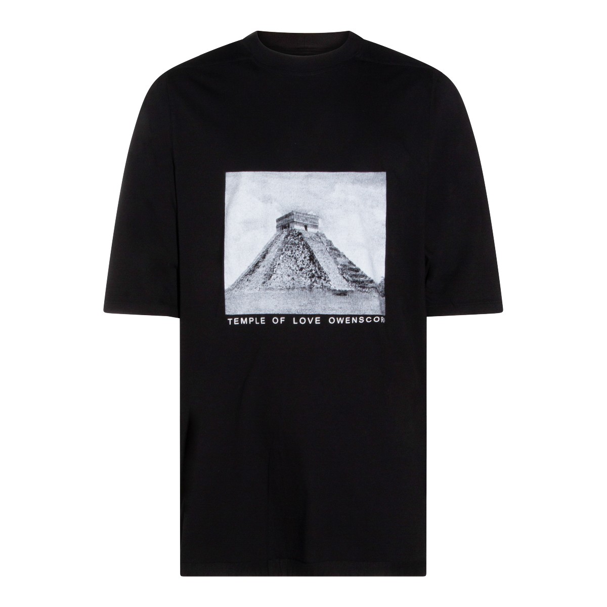 BLACK COTTON JUMBO T-SHIRT