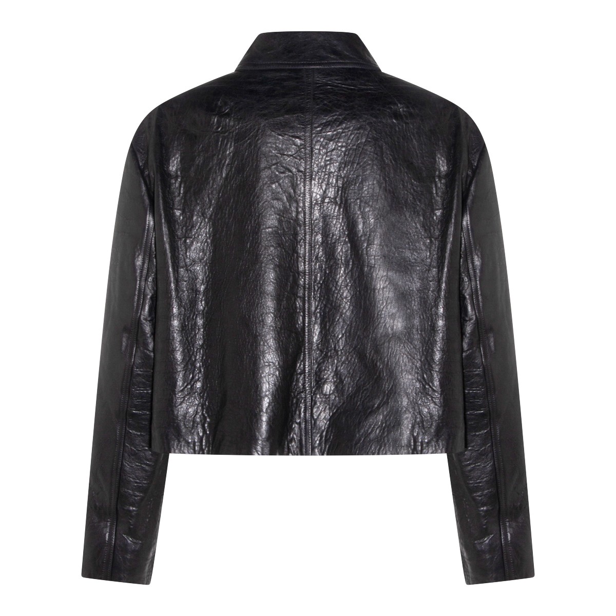 BLACK HEIZER LEATHER JACKET
