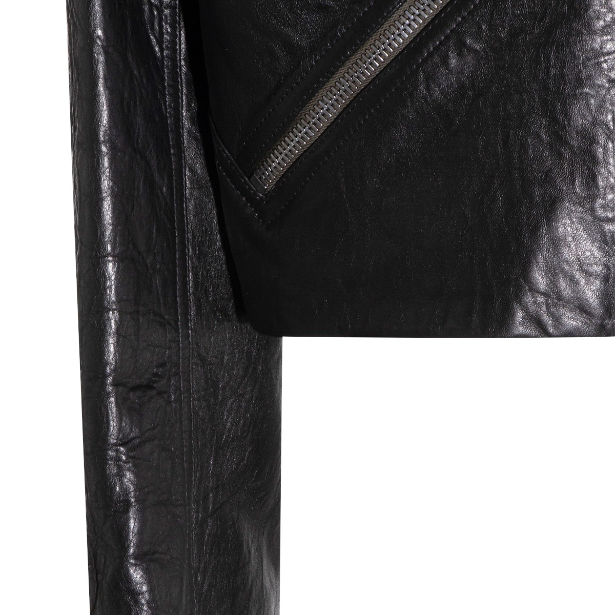 BLACK HEIZER LEATHER JACKET