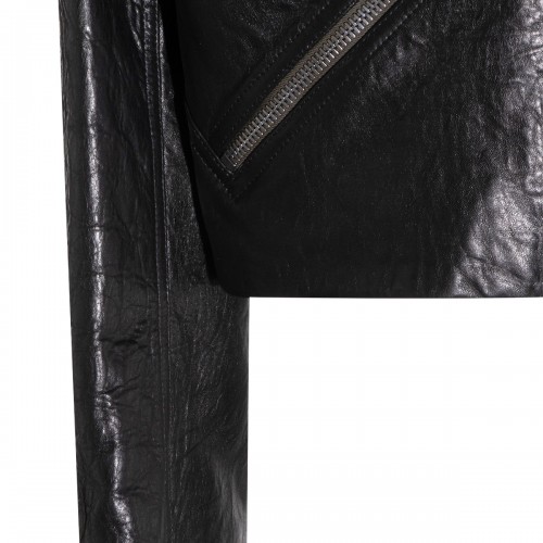 BLACK HEIZER LEATHER JACKET