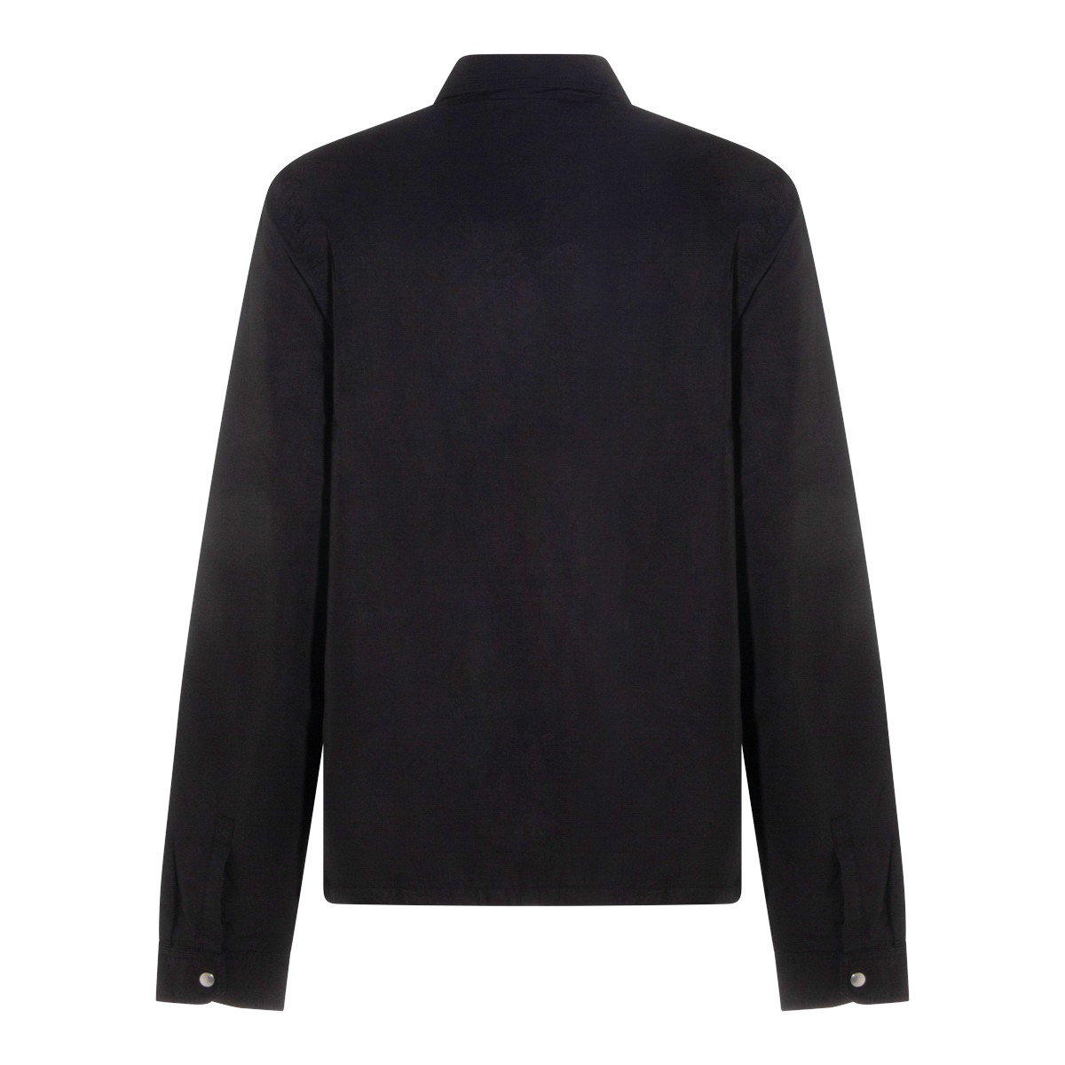 BLACK ZIPFRONT CASUAL JACKET