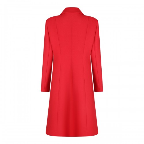 RED WOOL COAT 2