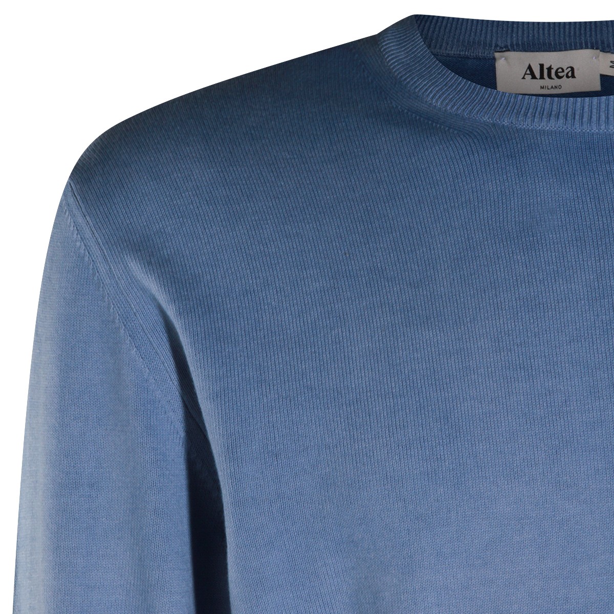 LIGHT BLUE COTTON KNITWEAR