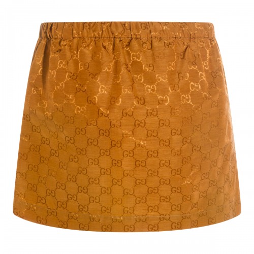 DARK BEIGE MINI SKIRT