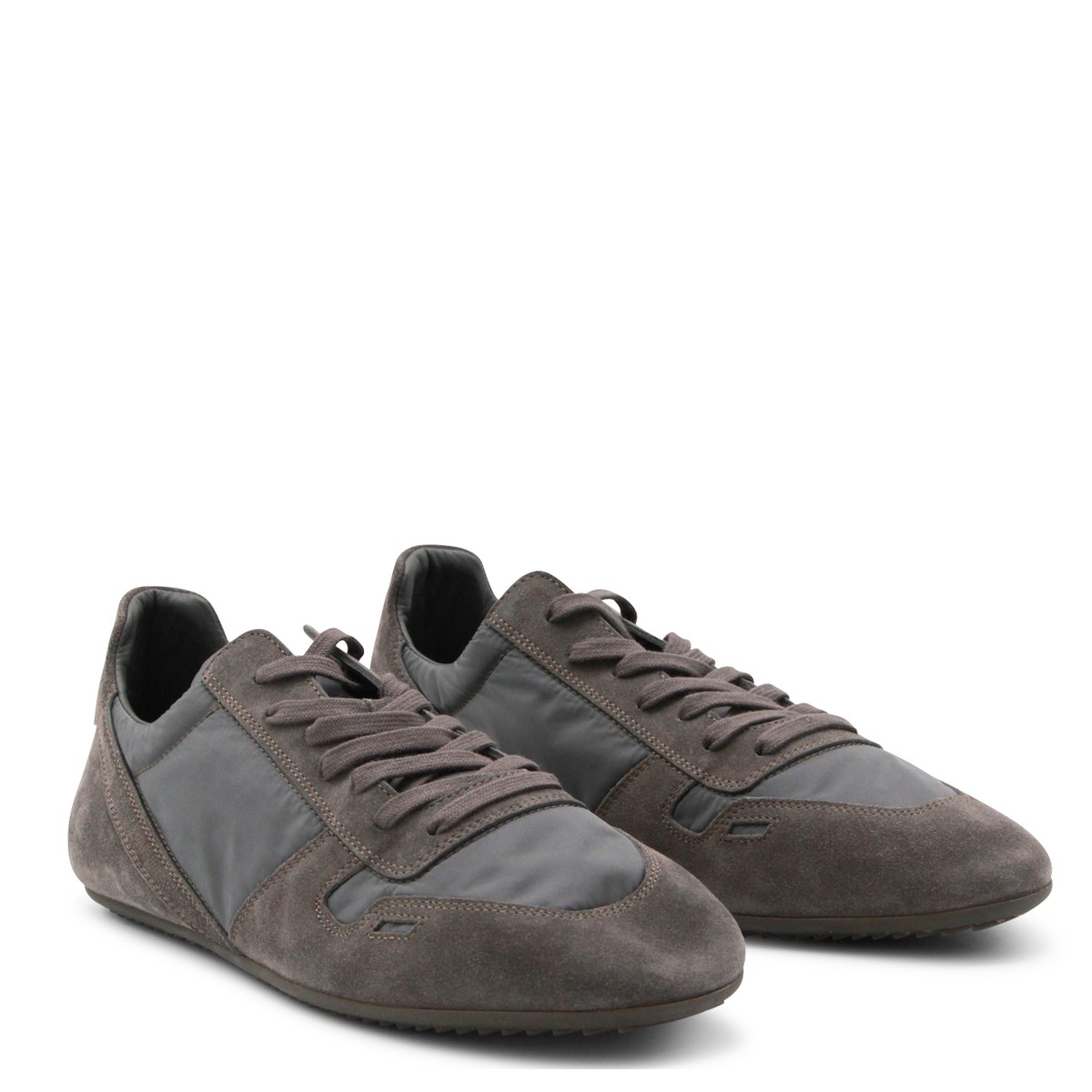 DARK DUST LEATHER MINIMAL SNEAKERS