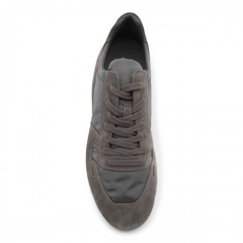 DARK DUST LEATHER MINIMAL SNEAKERS