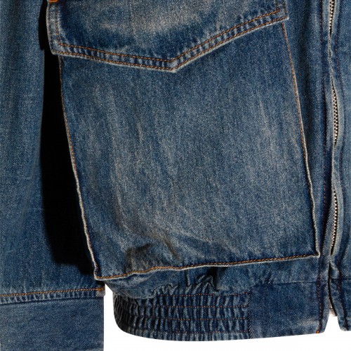 BLUE COTTON DENIM JACKET