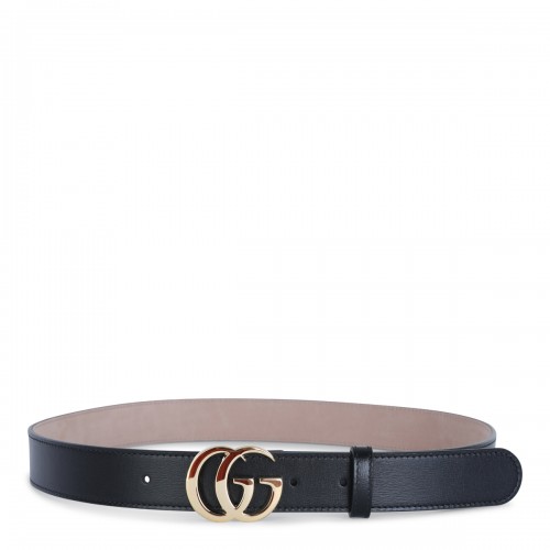 BLACK LEATHER BELT