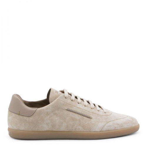 SAND LEATHER SNEAKERS