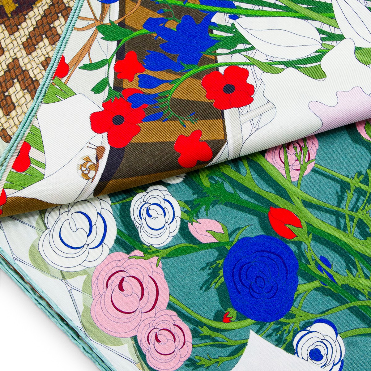 MULTICOLOR SILK SCARVES