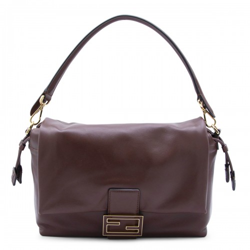 DARK BROWN LEATHER MAMMA...