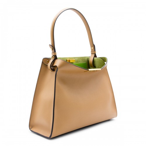 BEIGE AND GREEN LEATHER WAY... 2