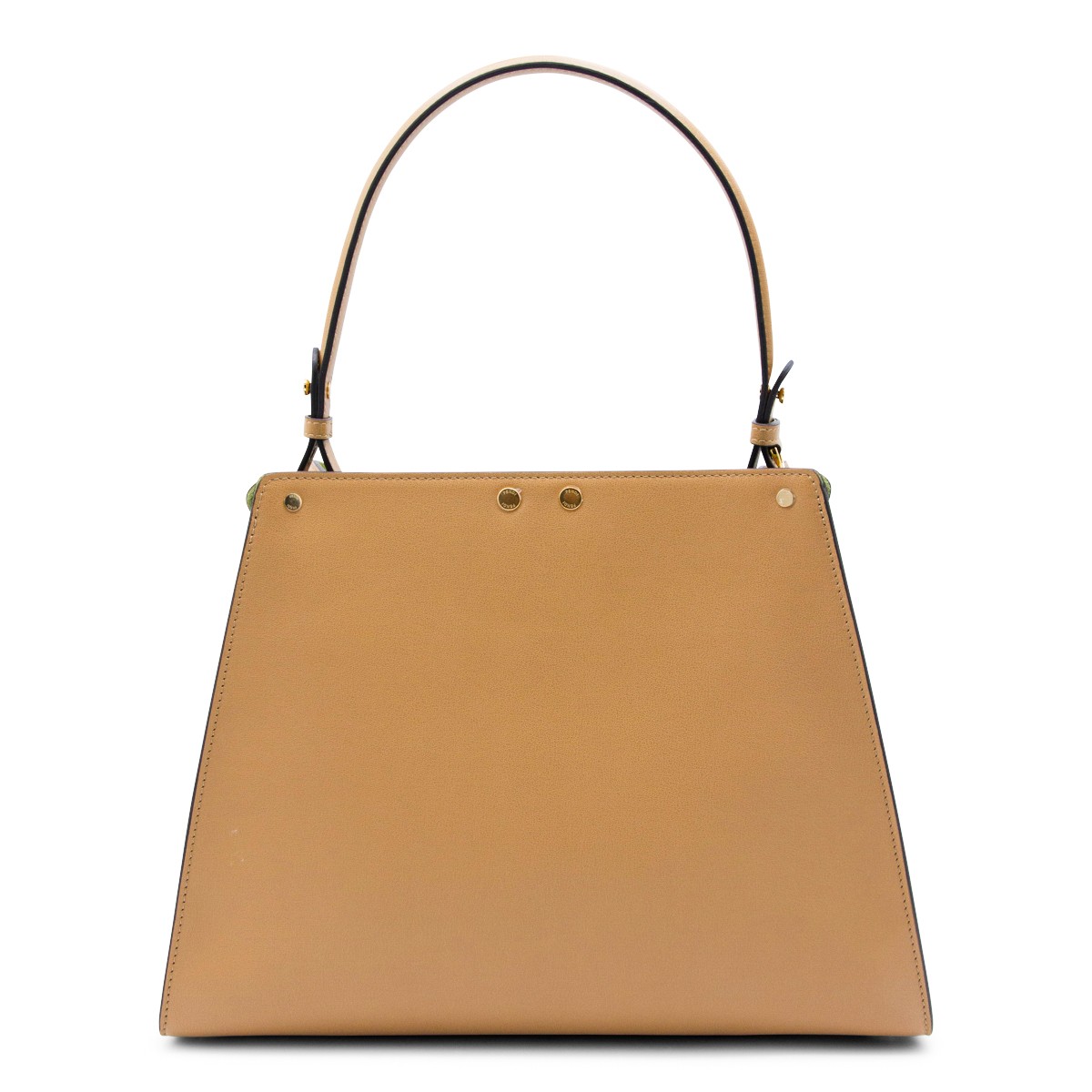 BEIGE AND GREEN LEATHER WAY LARGE...