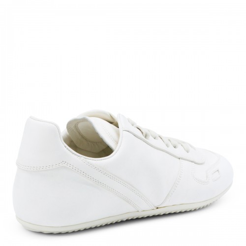 WHITE LEATHER SNEAKERS