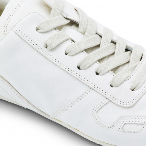WHITE LEATHER SNEAKERS