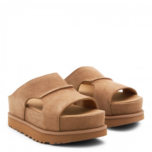 BROWN GOLDENSTAR SANDALS