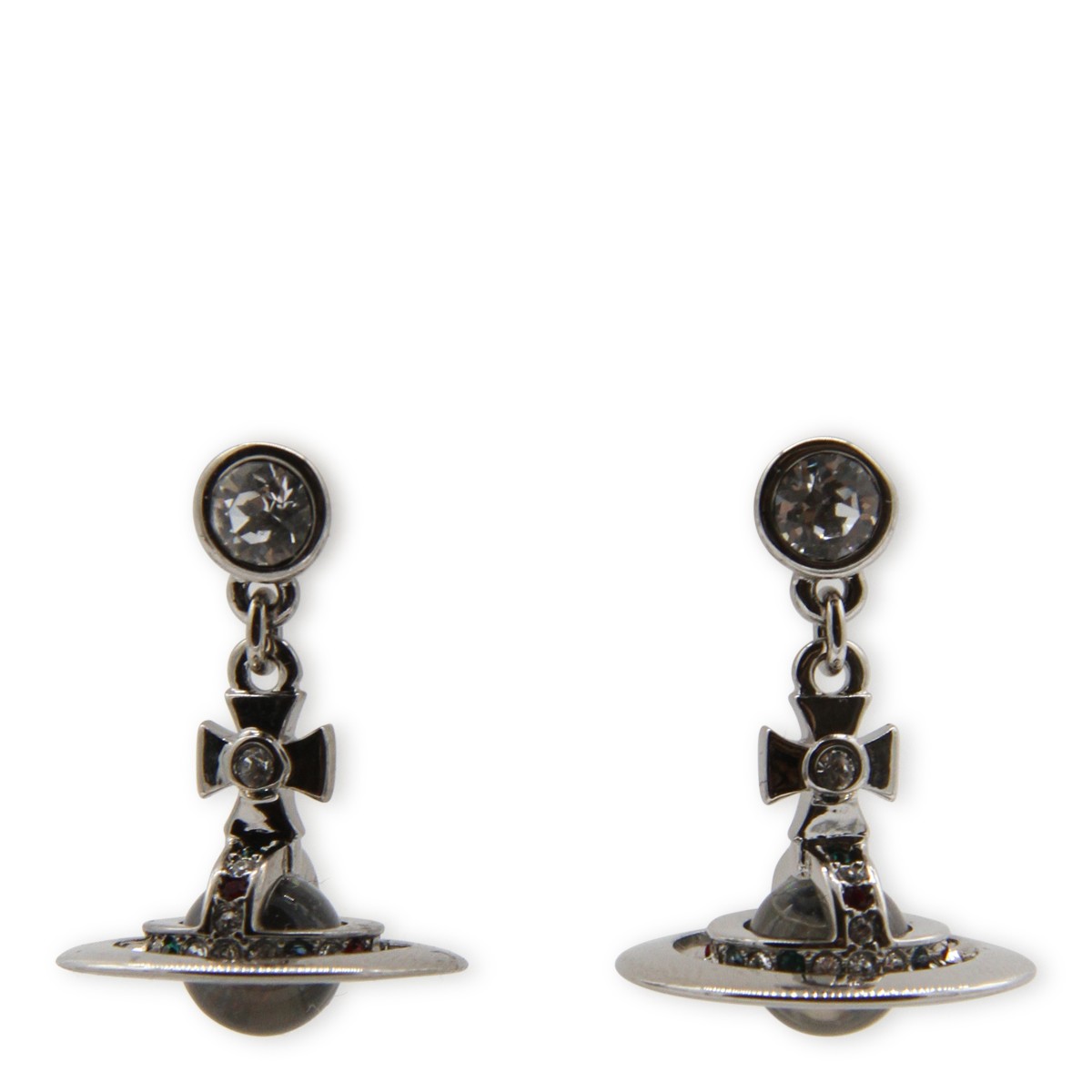 PLATINUM BRASS EARRINGS