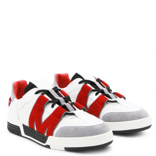 WHITE LEATHER SNEAKERS