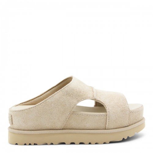 BEIGE GOLDENSTAR SANDALS
