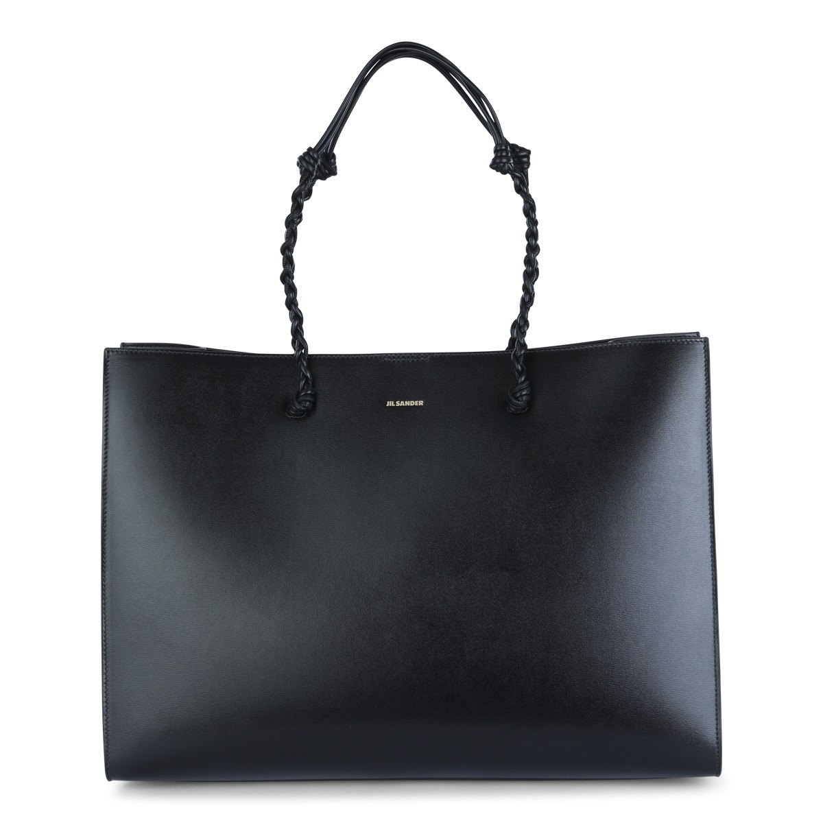 BLACK LEATHER CROSSBODY BAG