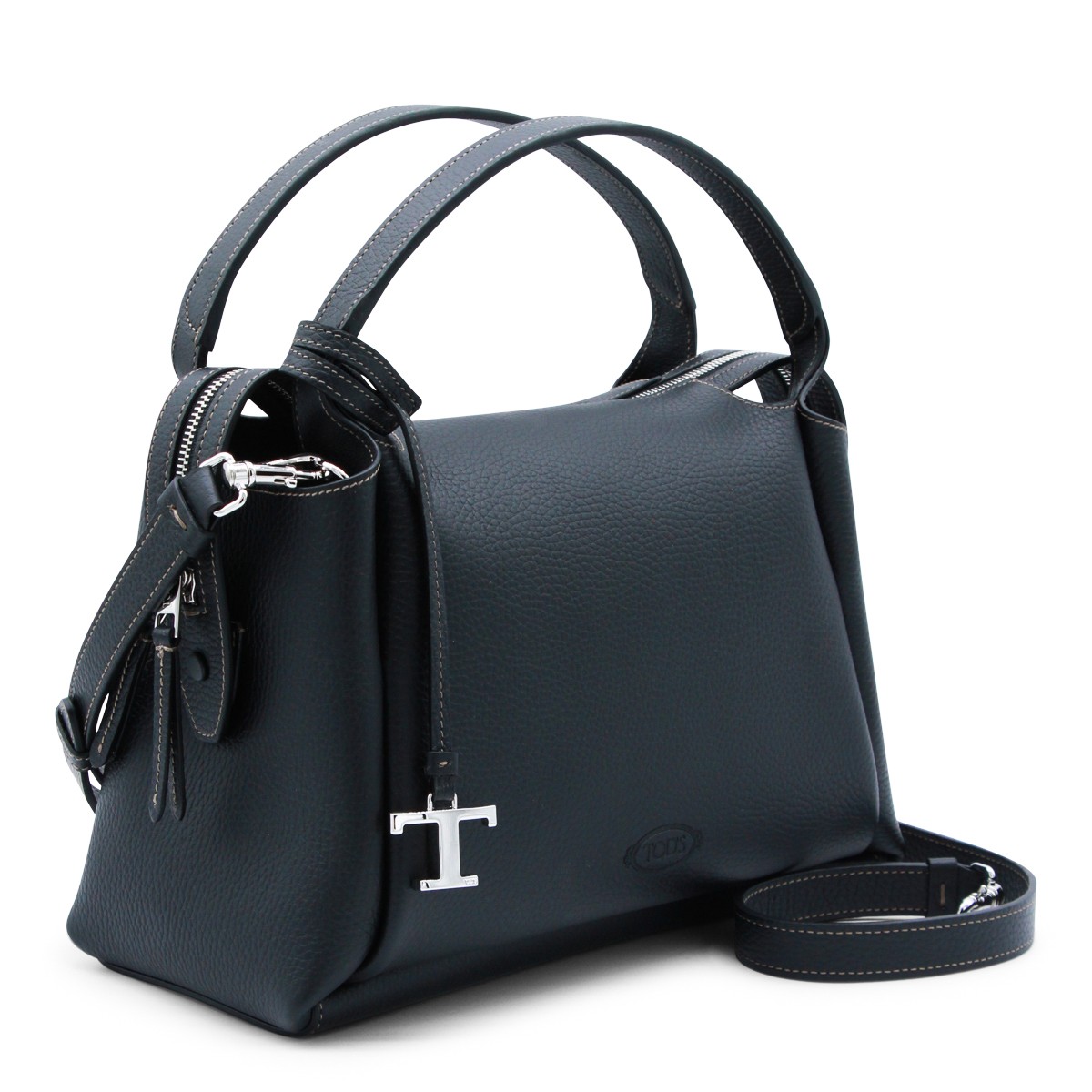 BLACK TOP HANDLE BAG