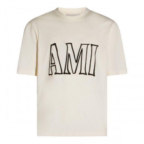 OFF WHITE COTTON T-SHIRT