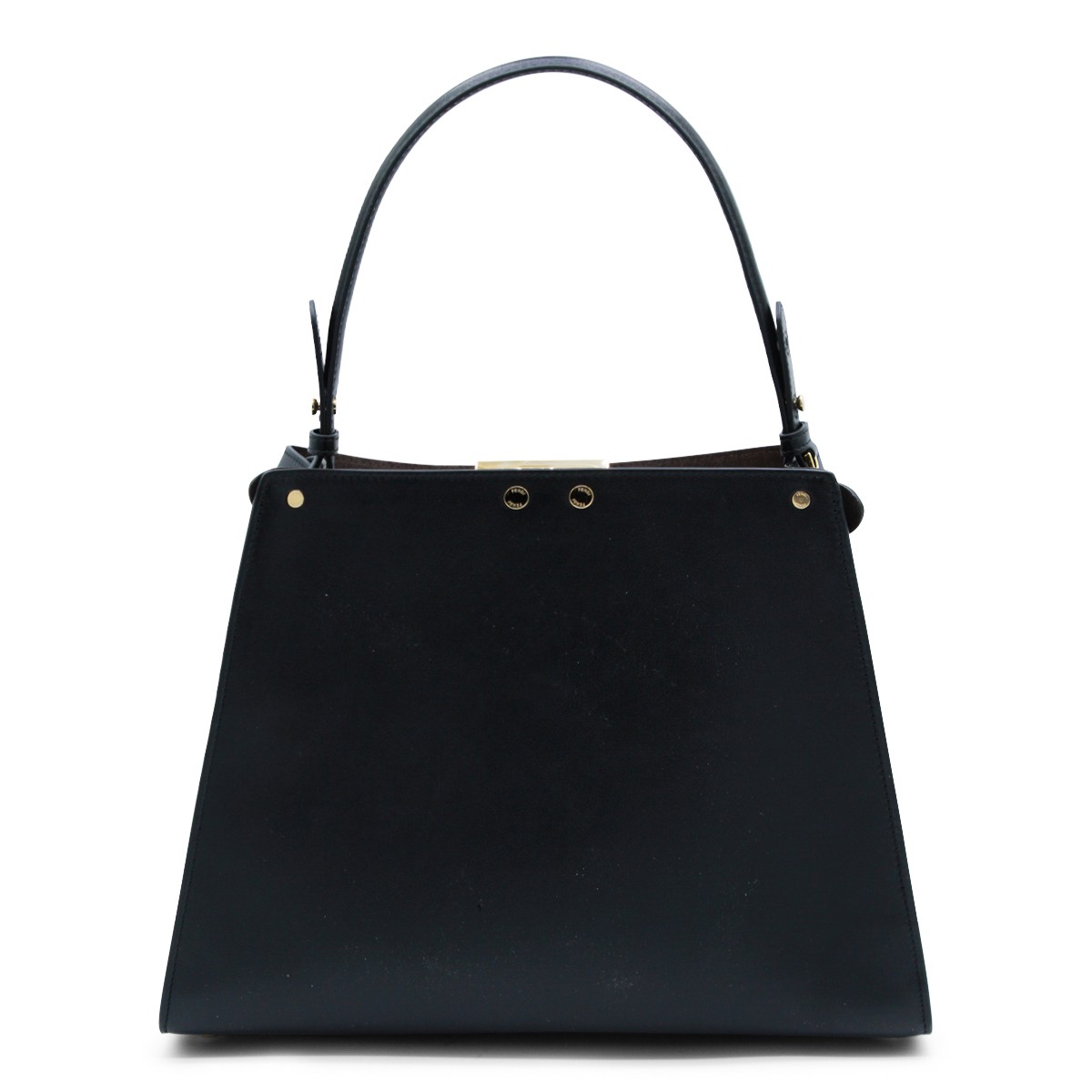 BLACK AND DARK BROWN LEATHER WAY...