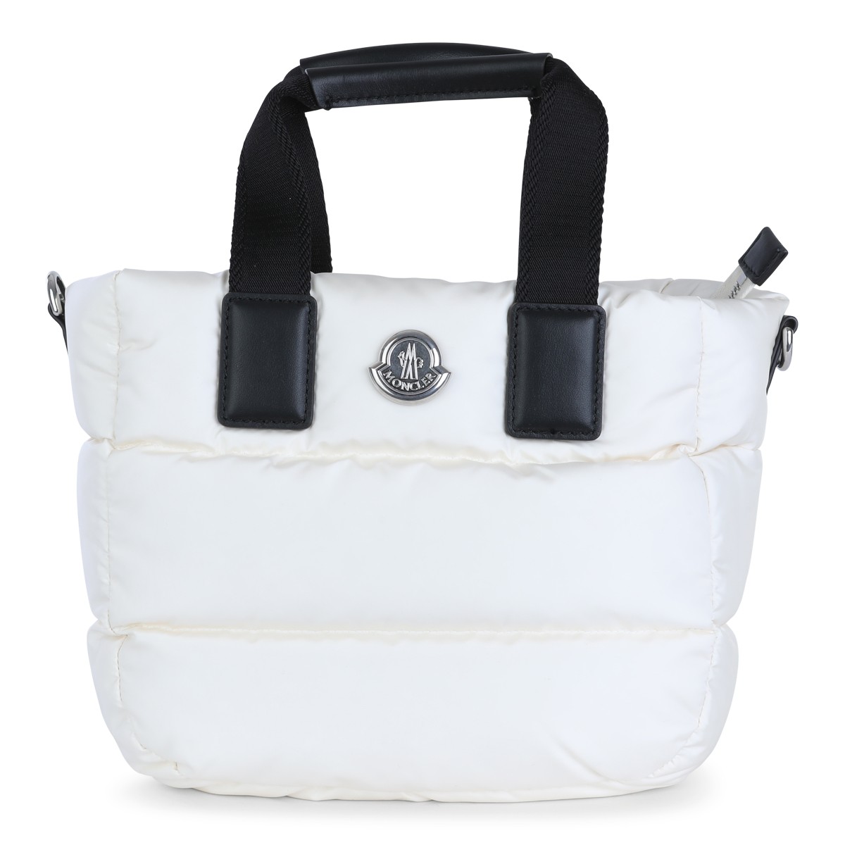 WHITE AND BLACK TOTE