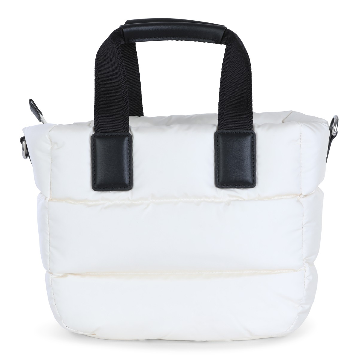 WHITE AND BLACK TOTE