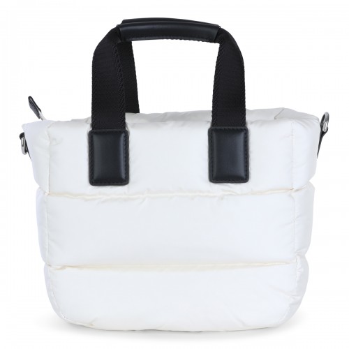 WHITE AND BLACK TOTE
