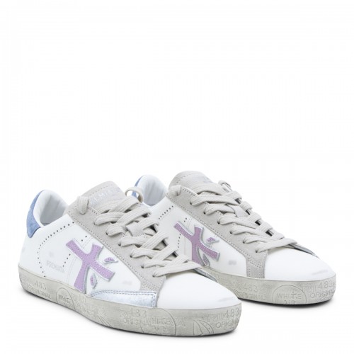 WHITE AND PURPLE SNEAKERS 2