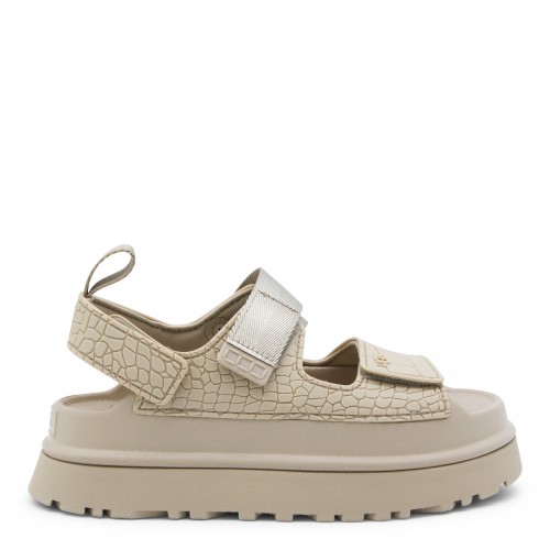 BEIGE GOLDENGLOW SANDALS