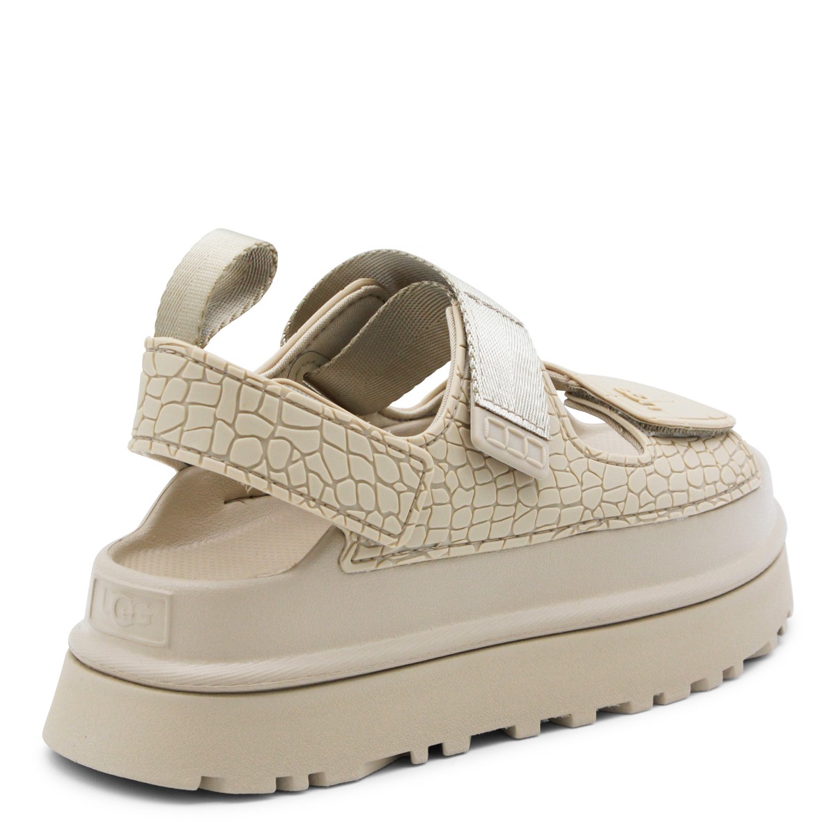 BEIGE GOLDENGLOW SANDALS